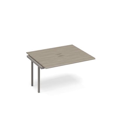 Тайм метал ТМ М1 154-1 ВЛ/ВЛ (Вяз либерти) Секция стола для переговоров с кабель-каналом METAL