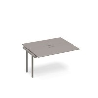 Тайм метал ТМ М1 154-1 МП/МП (Мокко премиум) Секция стола для переговоров с кабель-каналом METAL