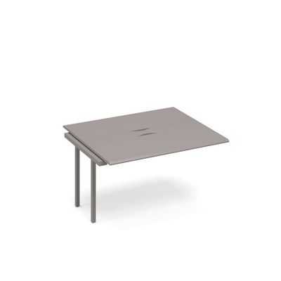 Тайм метал ТМ М1 154-1 МП/МП (Мокко премиум) Секция стола для переговоров с кабель-каналом METAL