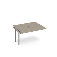 Тайм метал ТМ М1 154-1 ВЛ/МП (Мокко премиум/Вяз либерти) Секция стола для переговоров с кабель-каналом METAL