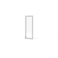 Time.S Ts-08.1 (Серебристый матовый) Дверь средняя стеклянная, универсальная