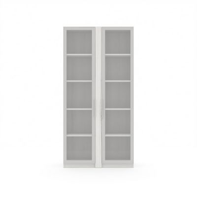 Time.S Ts-40+Ts-09.1x2 (Дуб эльза) Шкаф высокий со стеклянными фасадами