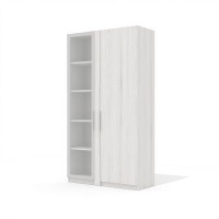 Time.S Ts-48+Ts-09.1 (Дуб эльза) Шкаф для одежды со стеклянными фасадами