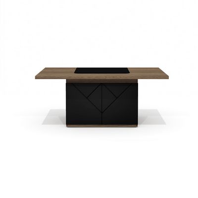 Time.S Ts-180+Ts-100.1 (Палдао) Стол руководителя с декоративным траверсом МДФ