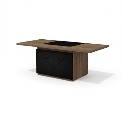 Time.S Ts-200+Ts-100.1 (Палдао) Стол руководителя с декоративным траверсом МДФ