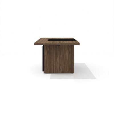 Time.S Ts-200+Ts-100.1 (Палдао) Стол руководителя с декоративным траверсом МДФ