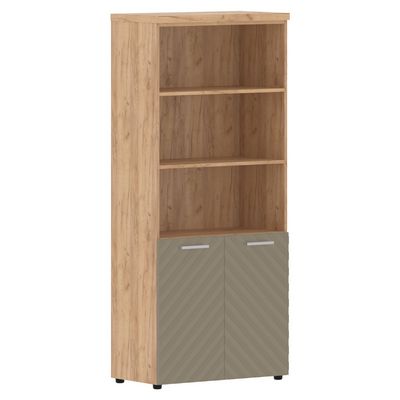 Torr Lux TLHC 85.5 (Дуб бофорд/Капучино) Шкаф с 1 комплектом глухих малых дверей и топом