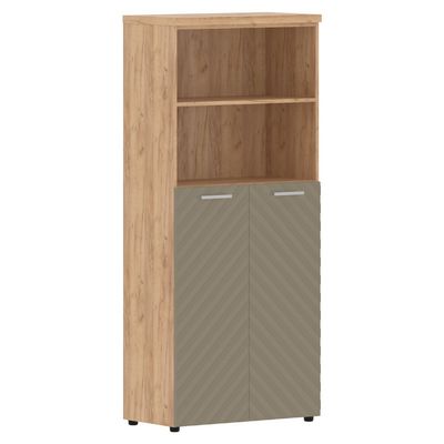 Torr Lux TLHC 85.6 (Дуб бофорд/Капучино) Шкаф с 1 комплектом глухих средних дверей и топом