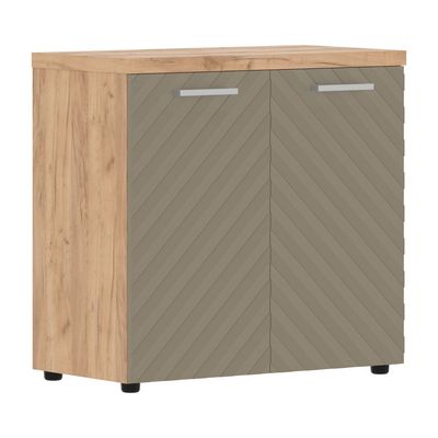 Torr Lux TLLC 85.1 (Дуб бофорд/Капучино) Шкаф с глухими малыми дверьми и топом