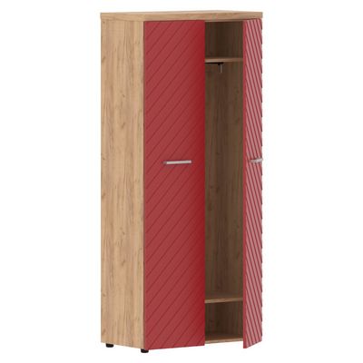 Torr Lux TLCW 85 (Дуб бофорд/Красный) Гардероб