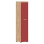 Torr Lux TLHC 42.1 R (Дуб бофорд/Красный) Шкаф колонка, правый, с глухой дверью и топом