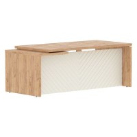 Torr Lux TLCT 209 R (Дуб бофорд/Латте) Стол руководителя, правый