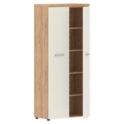 Torr Lux TLHC 85.1 (Дуб бофорд/Латте) Шкаф с глухими дверьми и топом