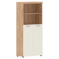 Torr Lux TLHC 85.6 (Дуб бофорд/Латте) Шкаф с 1 комплектом глухих средних дверей и топом