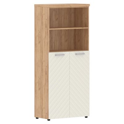 Torr Lux TLHC 85.6 (Дуб бофорд/Латте) Шкаф с 1 комплектом глухих средних дверей и топом