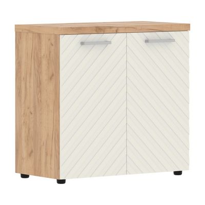 Torr Lux TLLC 85.1 (Дуб бофорд/Латте) Шкаф с глухими малыми дверьми и топом