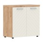 Torr Lux TLLC 85.1 (Дуб бофорд/Латте) Шкаф с глухими малыми дверьми и топом