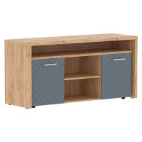 Torr Lux TLTF-3D (Дуб бофорд/Серо-голубой) Тумба с фригобаром