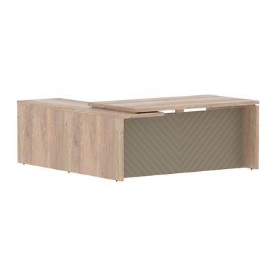 Torr Lux TLCT 1820 R (Дуб каньон/Капучино) Стол руководителя, правый