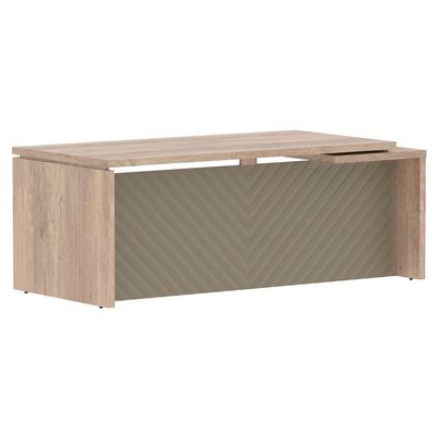 Torr Lux TLCT 209 L (Дуб каньон/Капучино) Стол руководителя, левый