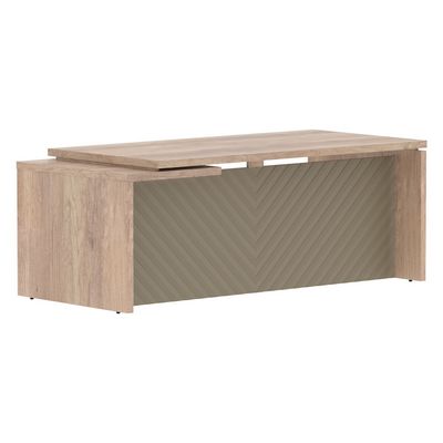 Torr Lux TLCT 209 R (Дуб каньон/Капучино) Стол руководителя, правый