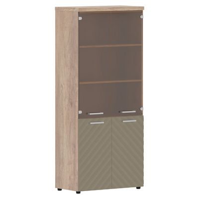 Torr Lux TLHC 85.2 (Дуб каньон/Капучино) Шкаф комбинированный с топом