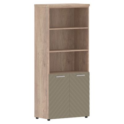 Torr Lux TLHC 85.5 (Дуб каньон/Капучино) Шкаф с 1 комплектом глухих малых дверей и топом