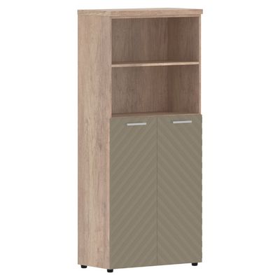 Torr Lux TLHC 85.6 (Дуб каньон/Капучино) Шкаф с 1 комплектом глухих средних дверей и топом