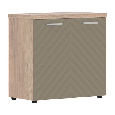 Torr Lux TLLC 85.1 (Дуб каньон/Капучино) Шкаф с глухими малыми дверьми и топом