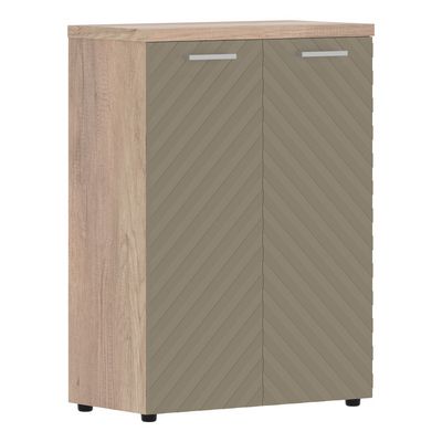 Torr Lux TLMC 85.1 (Дуб каньон/Капучино) Шкаф с глухими средними дверьми и топом