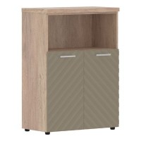 Torr Lux TLMC 85.3 (Дуб каньон/Капучино) Шкаф с глухими малыми дверьми и топом