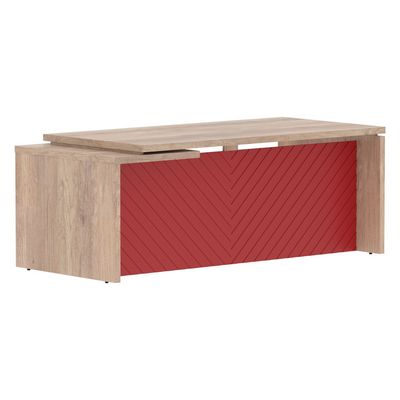 Torr Lux TLCT 209 R (Дуб каньон/Красный) Стол руководителя, правый