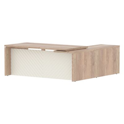 Torr Lux TLCT 2020 L (Дуб каньон/Латте) Стол руководителя, левый