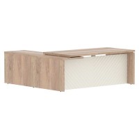 Torr Lux TLCT 2020 R (Дуб каньон/Латте) Стол руководителя, правый