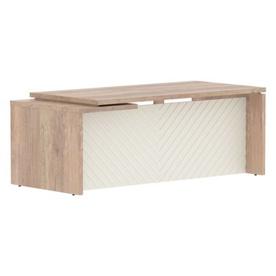 Torr Lux TLCT 209 R (Дуб каньон/Латте) Стол руководителя, правый