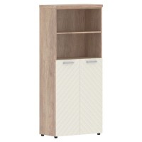 Torr Lux TLHC 85.6 (Дуб каньон/Латте) Шкаф с 1 комплектом глухих средних дверей и топом