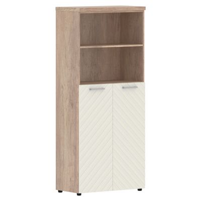 Torr Lux TLHC 85.6 (Дуб каньон/Латте) Шкаф с 1 комплектом глухих средних дверей и топом