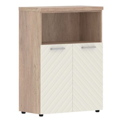 Torr Lux TLMC 85.3 (Дуб каньон/Латте) Шкаф с глухими малыми дверьми и топом