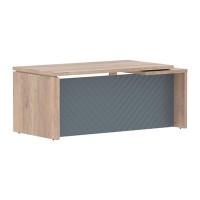 Torr Lux TLCT 189 L (Дуб каньон/Серо-голубой) Стол руководителя, левый
