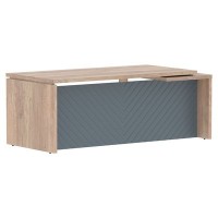 Torr Lux TLCT 209 L (Дуб каньон/Серо-голубой) Стол руководителя, левый