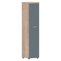 Torr Lux TLHC 42.1 R (Дуб каньон/Серо-голубой) Шкаф колонка, правый, с глухой дверью и топом