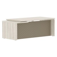 Torr Lux TLCT 209 R (Сосна эдмонт/Капучино) Стол руководителя, правый