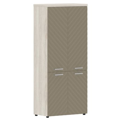 Torr Lux TLHC 85.3 (Сосна эдмонт/Капучино) Шкаф с глухими средними и малыми дверьми