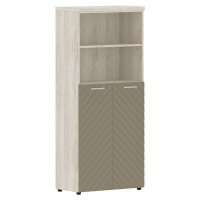 Torr Lux TLHC 85.6 (Сосна эдмонт/Капучино) Шкаф с 1 комплектом глухих средних дверей и топом