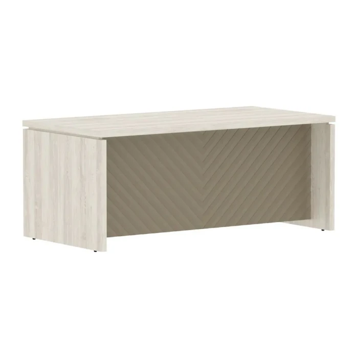 Стол письменный TLST 189H в отделке Сосна эдмонт, эмаль Капучино, 1800х900х750 мм