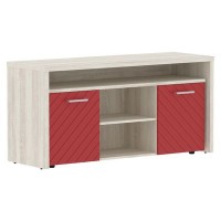 Torr Lux TLTF-3D (Сосна эдмонт/Красный) Тумба с фригобаром