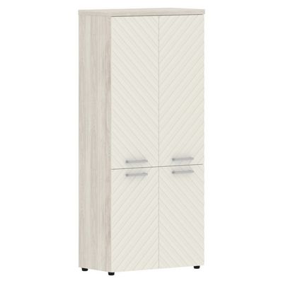 Torr Lux TLHC 85.3 (Сосна эдмонт/Латте) Шкаф с глухими средними и малыми дверьми