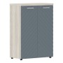 Torr Lux TLMC 85.1 (Сосна эдмонт/Серо-голубой) Шкаф с глухими средними дверьми и топом