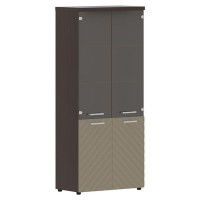 Torr Lux TLHC 85.2 (Венге магия/Капучино) Шкаф комбинированный с топом