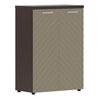 Torr Lux TLMC 85.1 (Венге магия/Капучино) Шкаф с глухими средними дверьми и топом